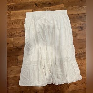Cato NWT White Maxi Skirt 26/28